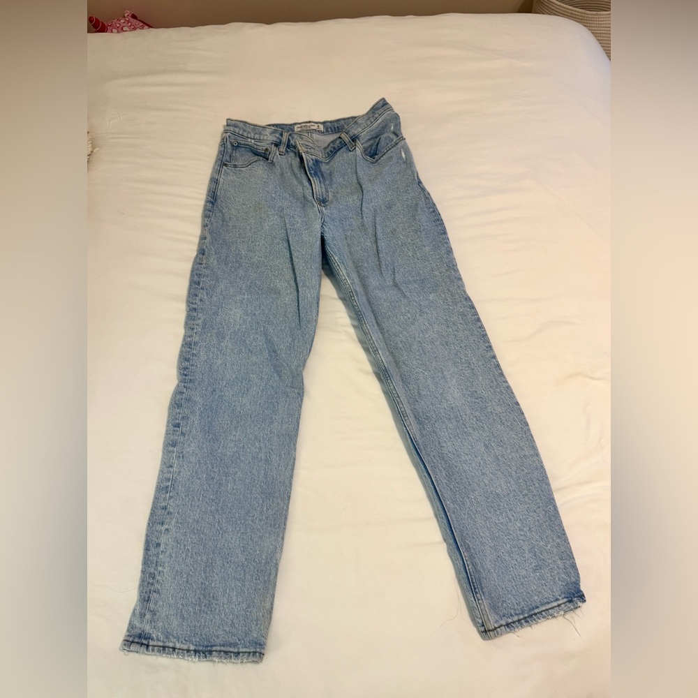 Abercrombie & Fitch Light Blue Denim Pants